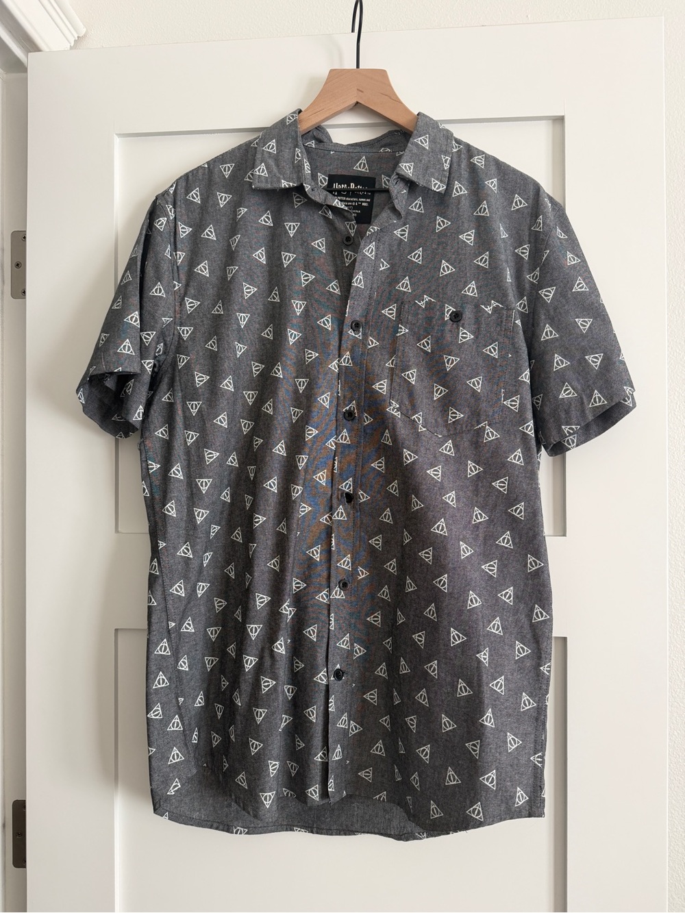 Harry Potter Deathly Hallows button-down shirt